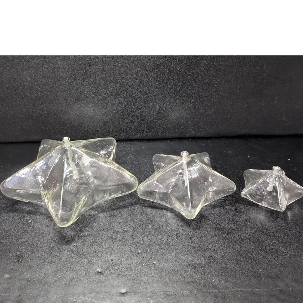 Firelight Glass Starlight Oil Candle Set, 7